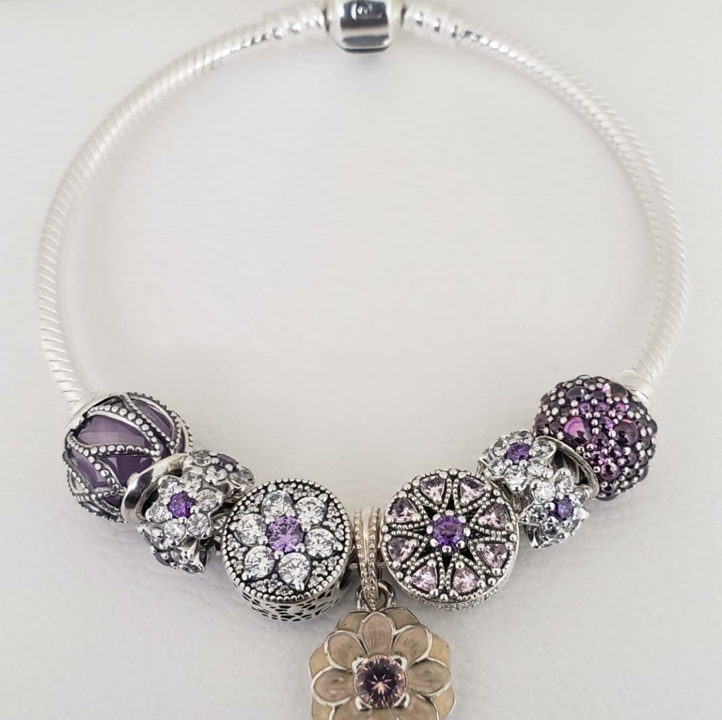 8pc Authentic Pandora Bracelet Set